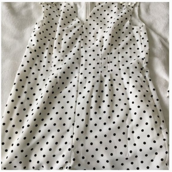 kate spade white black cabana dot jumpsuit romper outfit 10 *PLEASE READ* - Picture 6 of 16
